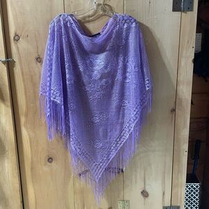 Jessica Max lace poncho